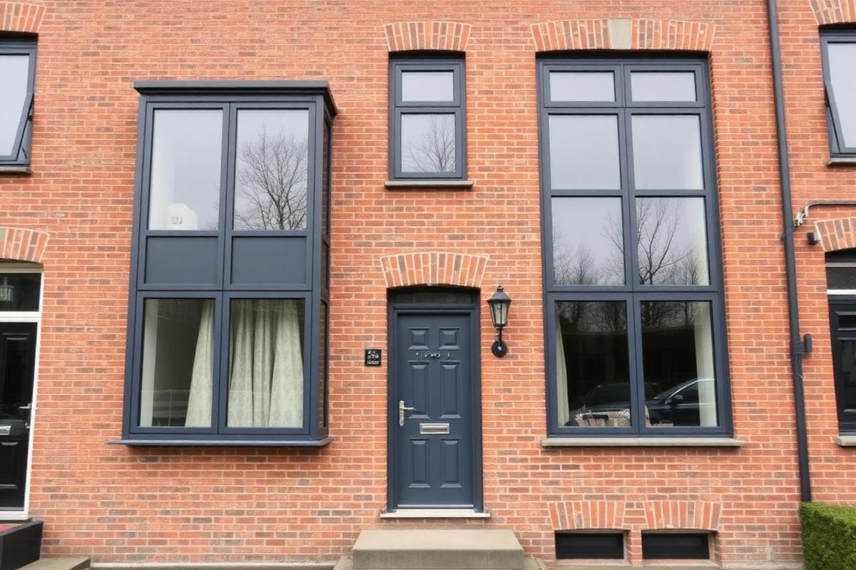 Rijwoning met nieuw buitenschrijnwerk — Brugge